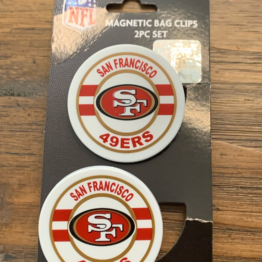 San Francisco 49ers‎ Magnetic Bag Clips